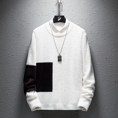 Casual O Neck Autumn Winter Sweaters Men Korean Style Slim Knitted Sweater Teenagers Pullover Jumper Fashion Christmas KK3192