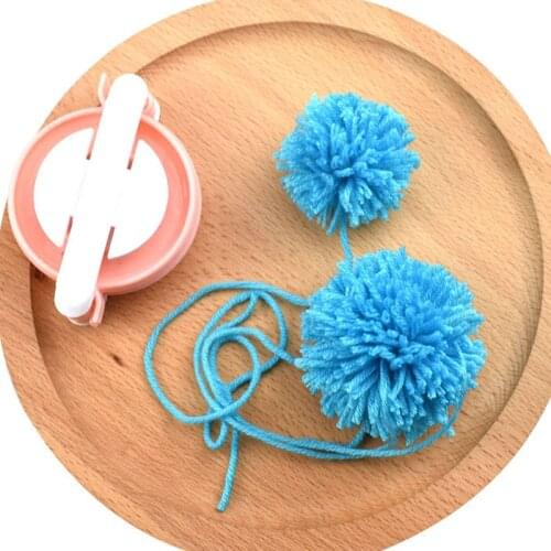 8 Pcs Pompom Maker Kit Knitting Crafts Different Sizes Plush Ball Making Tool JA55