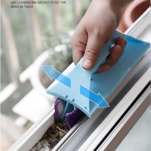 Three piece set Brush For Cleaning Windows Wipe Glass Groove Cleaning Brush Washing Windows Sill Gap Track Brush Cleaning Tools