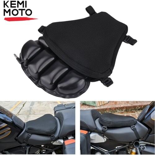 KEMiMOTO Air Pad Seat Cushion Motorcycle Seat Cover For Cruiser Touring For HONDA CBR 125R For 390 690 For TRIUMPH