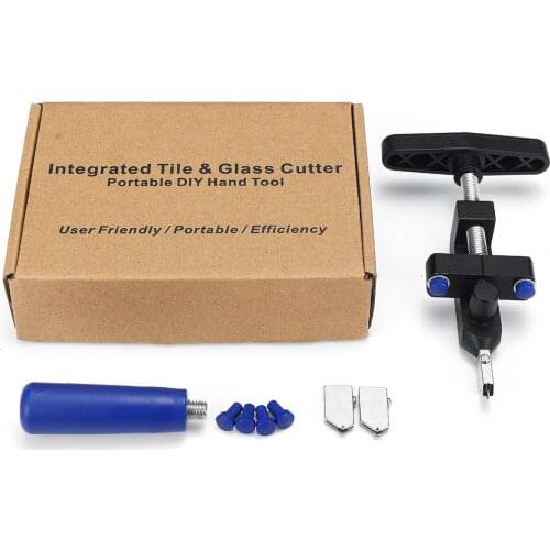 8PCS Professional Easy Glide Glass Tile Cutter 2 In 1 Ceramic Tile Glass Cutting One-piece Cutter Portable Cutter Tool