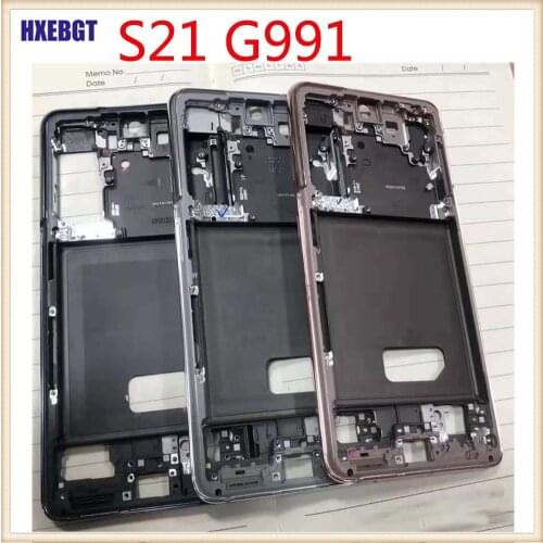 Middle Frame Midplate Bezel Chassis Housing Repair Parts For Samsung Galaxy S21 G991 S21 Ultra G998