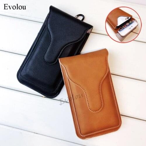 For Samsung Galaxy S30 Ultra S30 Plus S30 S21 Ultra Magnetic Leather Case Universal Waist Bag Leather Cases Belt Clip phone bag