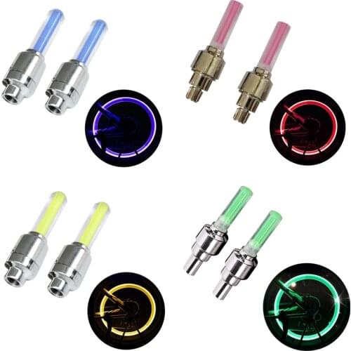 Bike light with no battery mountain road bike bicycle lights LEDS Tyre Tire Valve Caps Wheel spokes LED Light BL0157