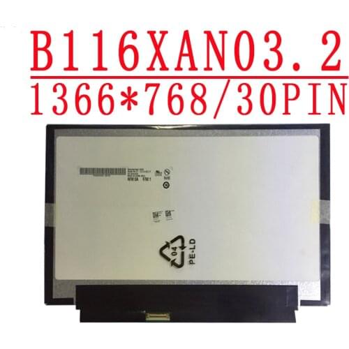 B116XAN03.2 11.6"inch EDP 30 Pin Laptop lcd led screen ips display B116XAN03.2 For Acer Aspire V5-122P v5-132p MS2377