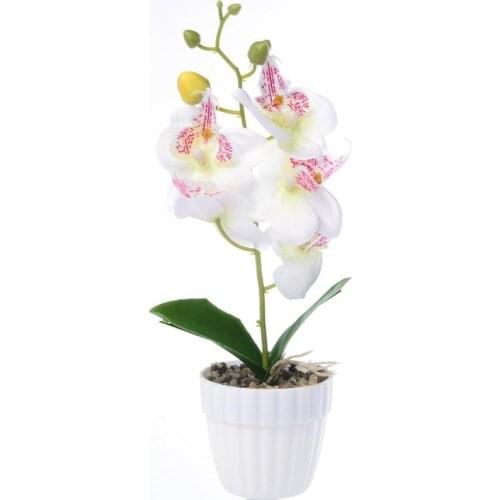 1Pc Artificial Flower Butterfly Orchid Garden DIY Stage Party Home Wedding Decor