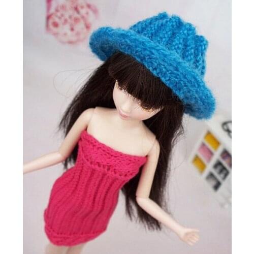 19 styles for choose Festival Gifts For Girls Suit Knitted handmade Sweater Tops Coat Dress bobtail Clothes For BB 1:6 Doll