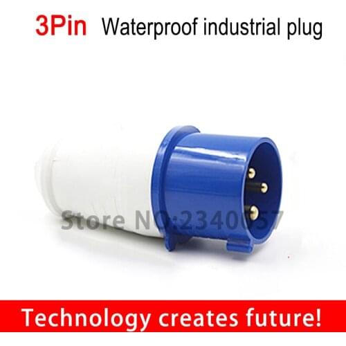 3 Pin 16A/32A Waterproof Electrical Connector Plug Socket 240V Industrial Socket Plug 16 AMP Socket Connector