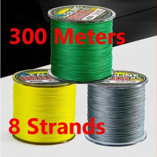 300M Different Sizes and Colours 8 Strands 8 Braid PE Line PE Thread Fishing Line
