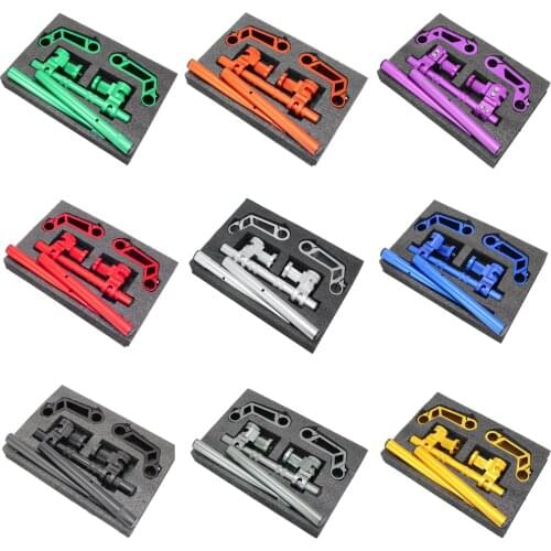 7/8" 22mm Adjustable Motorcycle Handlebar CNC Aluminum Motocross Scooter Removable Handle Bar System 125cc Pit Bike Dirt Bike