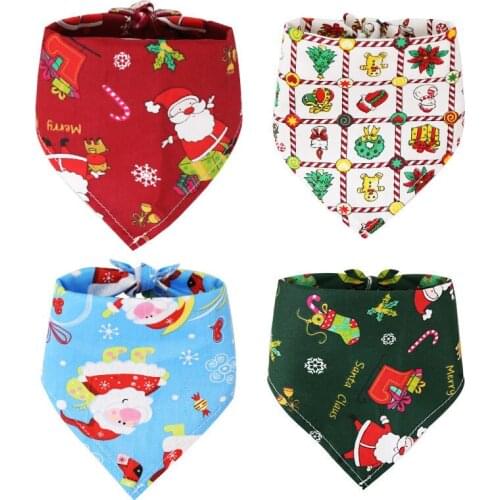 Dog Bandana Cute Soft Dog Kerchief Scarf Premium Durable Fabric Bibs Accessories For Dog Cat Hogard