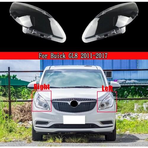 Car Headlight Shell Lamp Shade Transparent Cover Headlight Glass Headlamp Lens Cover For Buick GL8 2011~2017