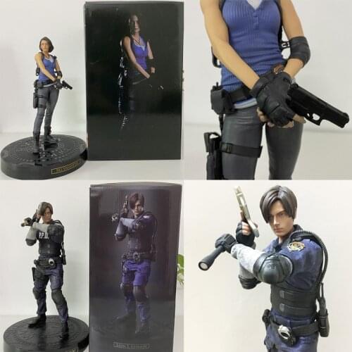 Leon S Kennedy Jill Valentine Action Figure Game Biohazard Model Toy Doll 30cm 12inch