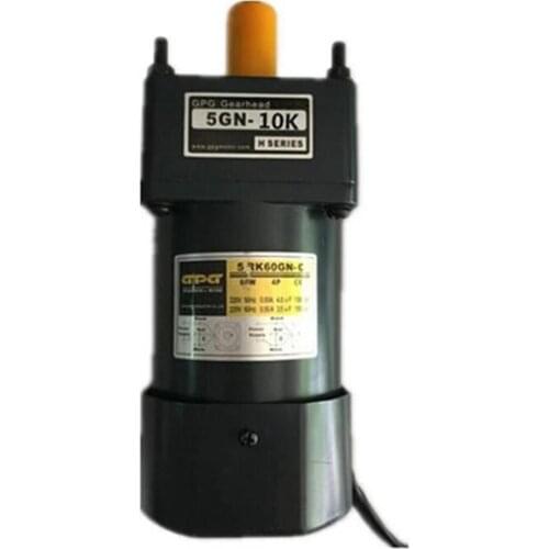60W 220V Electric Speed Reducer AC Motor 90mm Size 5RK60GN-C 3K 10K 180K