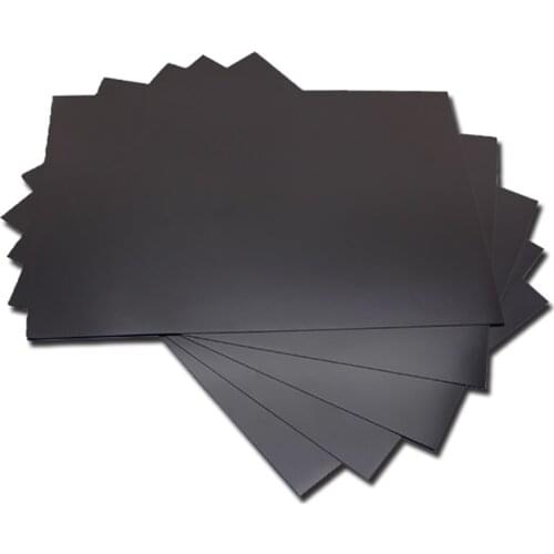 A4 Flexible Soft Rubber Magnetic Adhesive Sheets Paper Fridge Magnet Material Magnetic Sheets for Metal Cutting Dies Storage