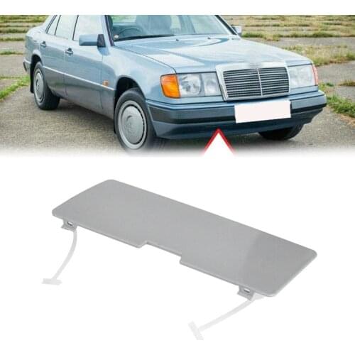For Benz E‑Class W124 Front Bumper Tow Hook Cover Towing Hole Lid Trailer Trim Cap Plate Traction Shell Cover