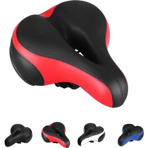 Bicycle Seat Cushion Saddle Reflective Shockproof Bike Seat MTB Mountain Bike Cycling Soft Seat Cover Cushion Bicycle Accessory