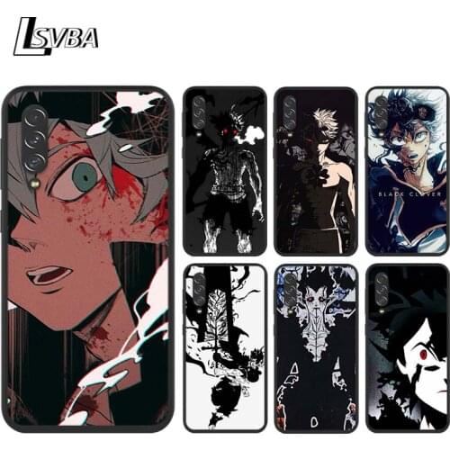 Anime Black Clover For Samsung Galaxy A90 A80 A70 S A60 A50S A30 S A40 S A2 A20E A20 S A10S A10 E Black Soft Phone Case