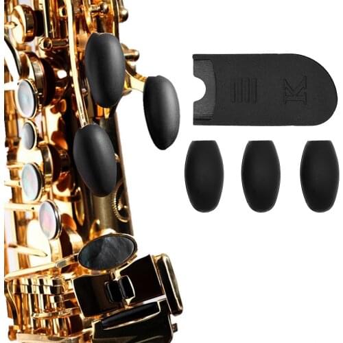 Saxophone Thumb Rest Cushion Palm Key Riser Pads Set Silicone Gel Finger Protector for Alto Tenor Soprano Saxophone