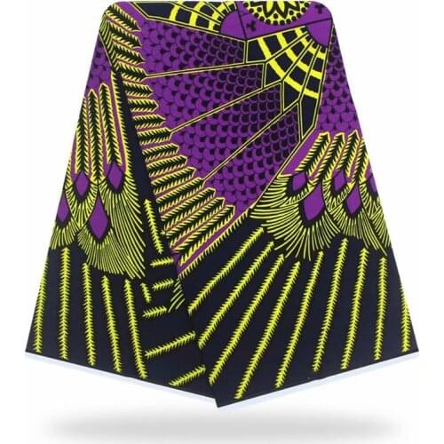 Veritable Wax Fabric 100%Cotton African Style Real High Quality Breathable Soft Ankara Dress Material Fabrics Per Meter VL 900