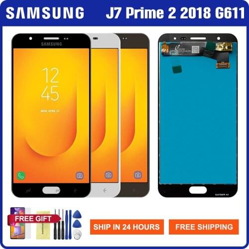 5.5" Original Screen For Samsung Galaxy J7 Prime 2 2018 LCD Screen Digitizer Parts For Samsung J7 Prime II G611 SM-G611F G611F/M