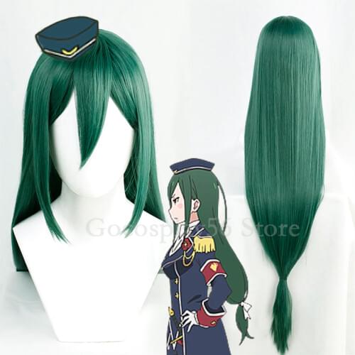 Crusch Karsten Wig Re:Life in a different world from zero Cosplay Hair Green Long Straight Crusch Wig Synthetic Hair Adult