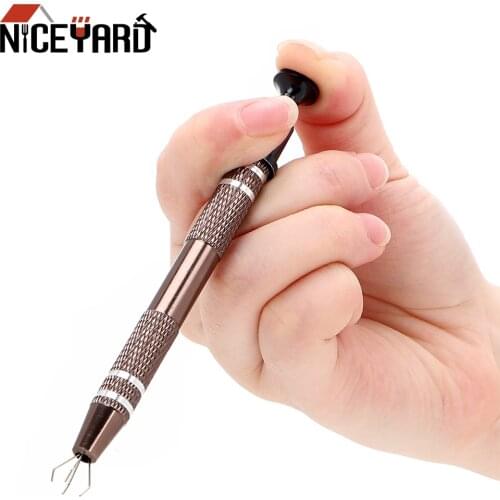 NICEYARD Precision Parts Grabber IC Chip Components Four Claw Desigin Catcher Clamping Clip Hand Tool Pick Up Repair Tool