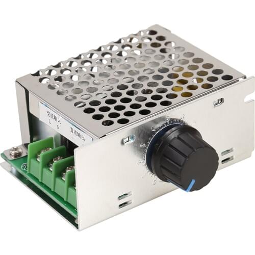 Motor Speed Controller 500W AC 220V Easily Carrying Lightweight Gadgets DC 10-210V Voltage Regulator for Electronics