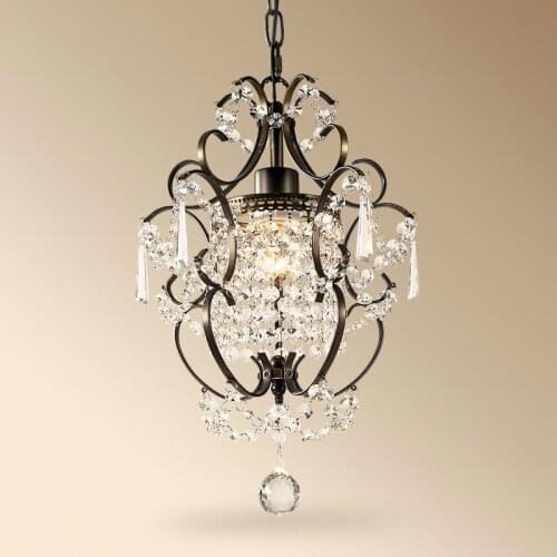 Modern Creativity Crystal Chandeliers Small Chandelier Ceiling Lights Fixture for Living Room Bedroom Restaurant WF1014