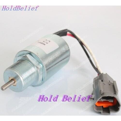 Fuel Shutoff Stop Solenoid SA-3725-12 Fit For Mitsubishi Engine L3E2-63ESA S4L-2