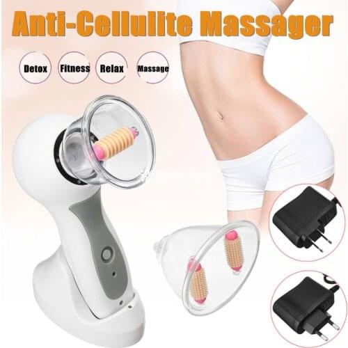 Breast Vacuum Roller Massager Anti-Cellulite Massage Body Slimmer Device Fat Burner Therapy Slimming Treatment Loss Weight Tool