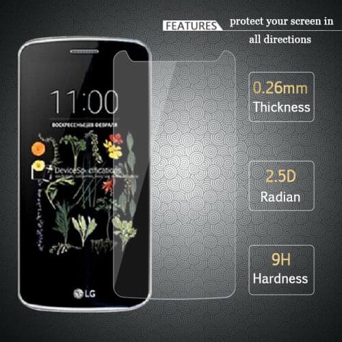 RONICAN FOR LG K5 Tempered Glass 0.26mm 2.5D 9H Screen Protector For LG K 5 Q6 Ultra-thin Protective Film For LG K5 X220 Q6 5.0