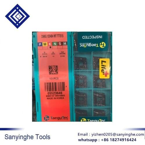 10pcs/lots CNMG120404 MT TT7015 cnc carbide turning insert cnc blade lathe turning tool