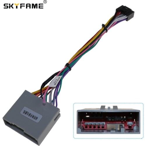 SKYFAME 16Pin Car stereo Wire Harness For Ford Explorer Expedition Chevrolet Trailblazer Low configurationcables cable