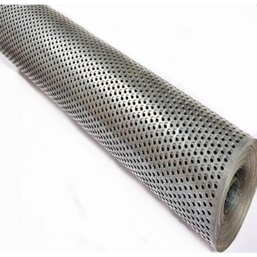 Galvanized decor Round hole punch Perforated metal Silencing water leakage backing sieve plate sheet screen mesh