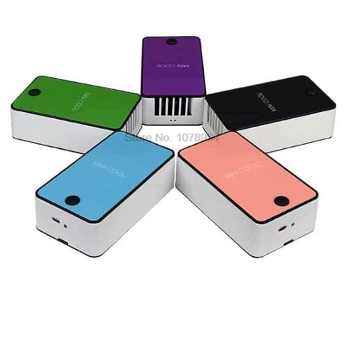 50pcs Handheld USB Fan desk air conditioner humidification cooling Rechargeable Fan Grafted Eyelashes Dryer