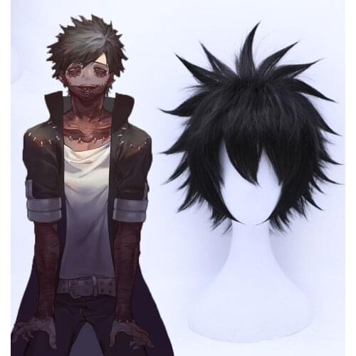 Anime My Hero Academia Cosplay Wig Dabi Cosplay Wigs Heat Resistant Synthetic Boku No Hero Academia Halloween Cosplay Wigs