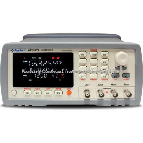 Fast arrival Digital LCR Meter High Precision AT817D 50 Hz -100K Hz 10 Points L C R Z D Q