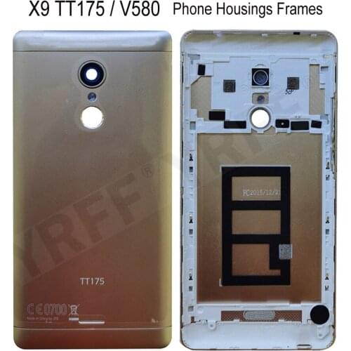 For ZTE Blade X9 TT175 V580 Full Battery Cover Back Door Housings Frames Case Free Shipping