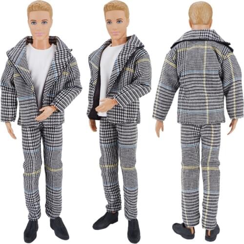 Ken dress for Barbie doll 11 inch BJD FR 30 cm boyfriend SD doll clothes doll house rolling play accessories