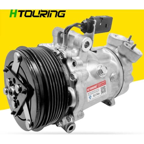 For Sanden SD6V12 AC Compressor Audi VW FOX / GOL G4 / POLO SKODA FABIA / ROOMSTER 5U0820803F 0281009253 0282909253 0053612353