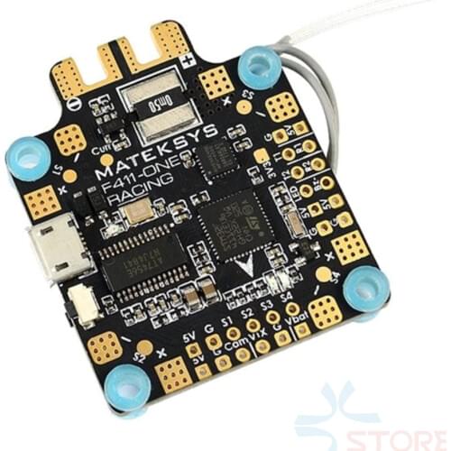 2018 New Matek MATEKSYS Flight Controller F411-ONE STM32F411 MPU6000 BFOSD SPI Receiver for RC Drone Racing