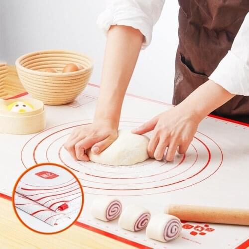 Kitchen Accessories Non-stick Silicone Baking Mat Pizza Dough Maker Pad Pastry Sheet Oven Liner Cooking Tools Bakeware Utensils