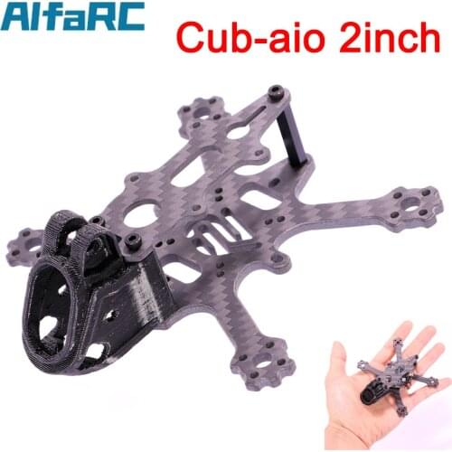AlfaRC Cub-aio 2inch Propeller Toothpick Frame Kit RC Drone FPV Racing Quadcopter Freestyle for 1103 1104 1106 1204 Turbo Eos2