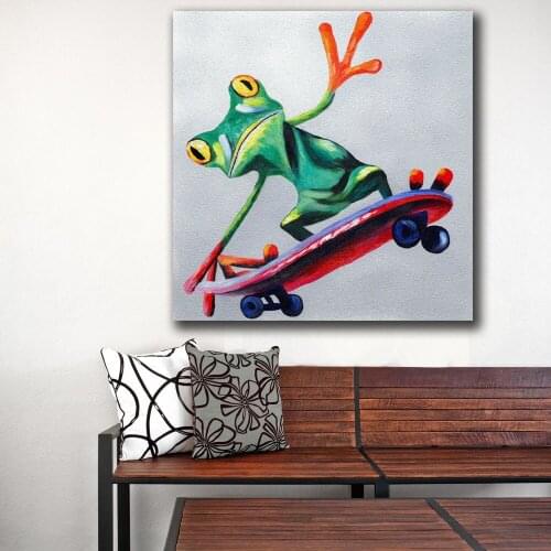 Fashion Oil Painting AmphiSkatr Life Animal Paiting Home Decor On Canvas Modern Wall Art Canvas Print Poster Canvas Painting