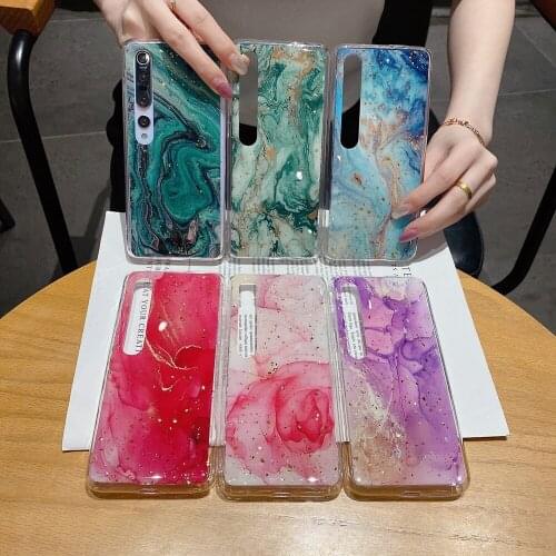 For Xiaomi Redmi Note 10 9 Pro Max 10S Mi 11 Lite Pro Soft Cases Luxury Marble Cover For Redmi 10 Pro Max Phone Cover