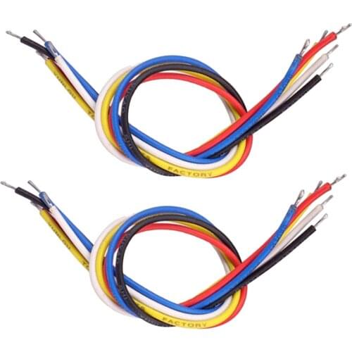 Set/10pcs 19cm Inner Circuit Connecting Wire Cable W/ Shielding For Electric Guitar Bass