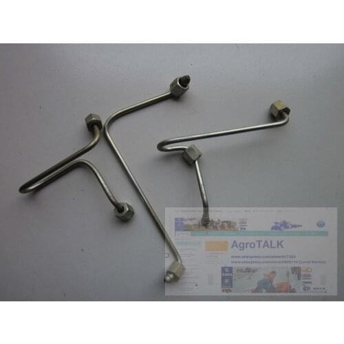 Set of hardline (hard fuel pipe) for Quanchai QC385T for Foton tractor FT244 FT254, part number