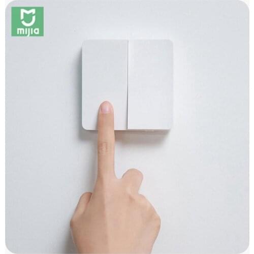 Xiaomi Mijia Wall Switch Single/Double Fire Wire Open Dual Control Switch 2 Modes For Home Yeelight Mijia Smart Led Light Switch