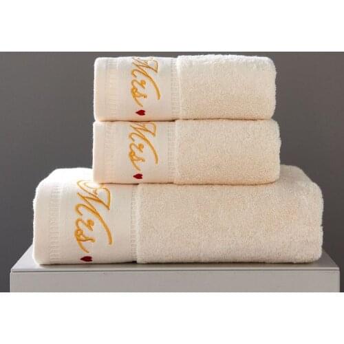 New Bath Towels 3 Pieces of 100% Cotton Face Towels Microfiber Super Absorbent Towels Multifunctional Adult Baby Shampoo Towels
